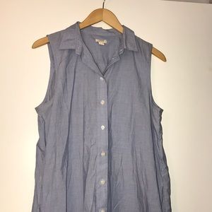 J. Crew linen dress with pockets